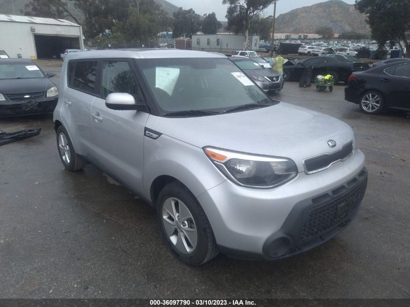 2015 KIA SOUL BASE - KNDJN2A22F7765955