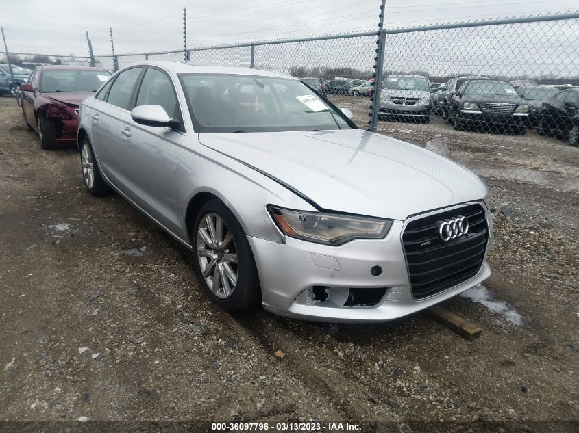 2013 AUDI A6 2.0T PREMIUM PLUS - WAUGFAFC1DN137524