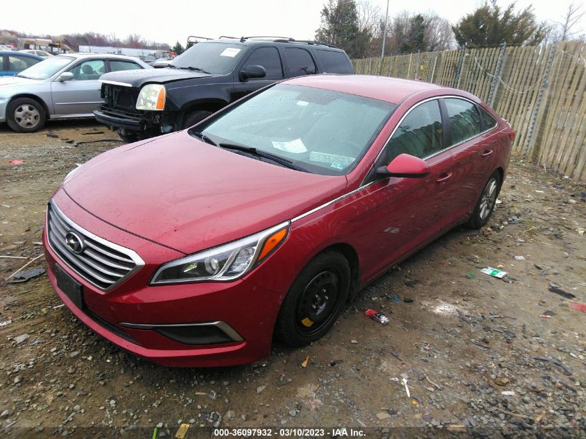 2016 HYUNDAI SONATA 2.4L SE - 5NPE24AF9GH408200