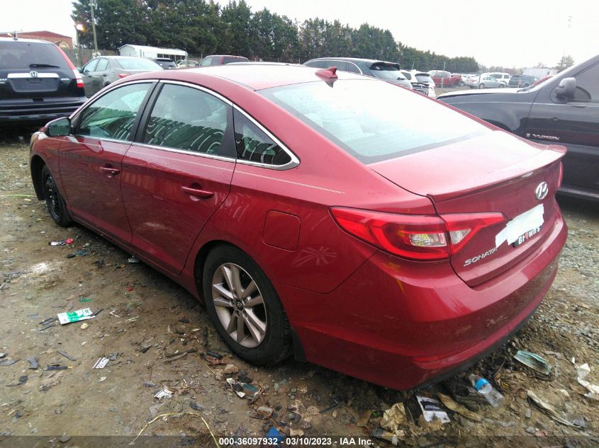 2016 HYUNDAI SONATA 2.4L SE - 5NPE24AF9GH408200