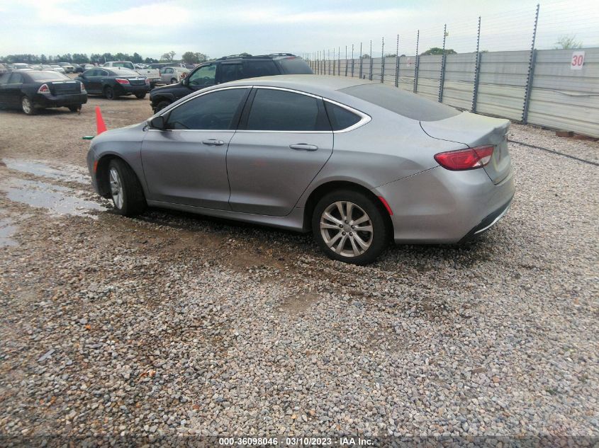 2015 CHRYSLER 200 LIMITED - 1C3CCCAB3FN631122