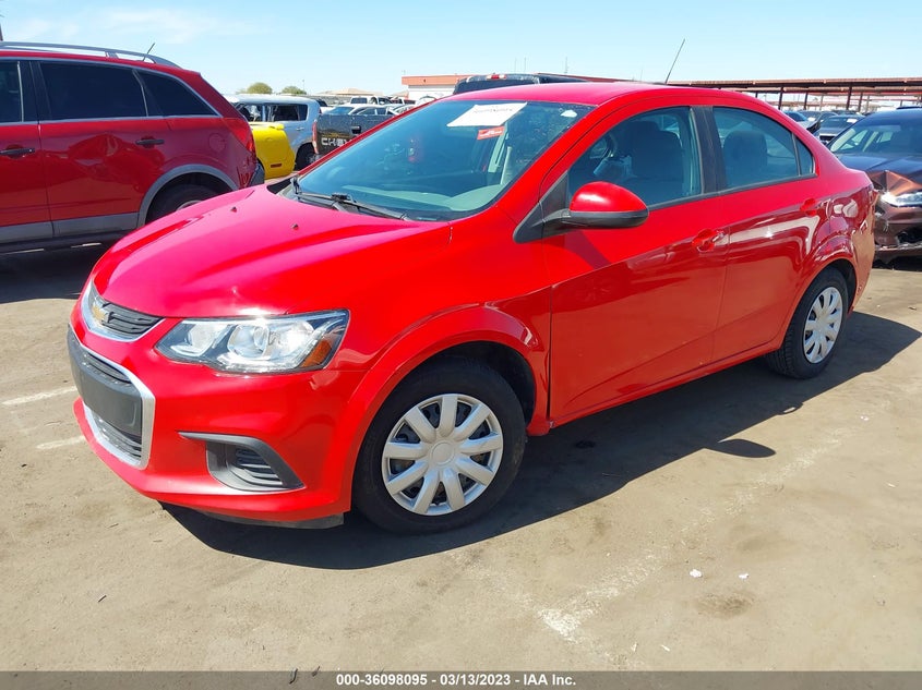VIN 1G1JB5SH5H4111817 2017 CHEVROLET SONIC LS