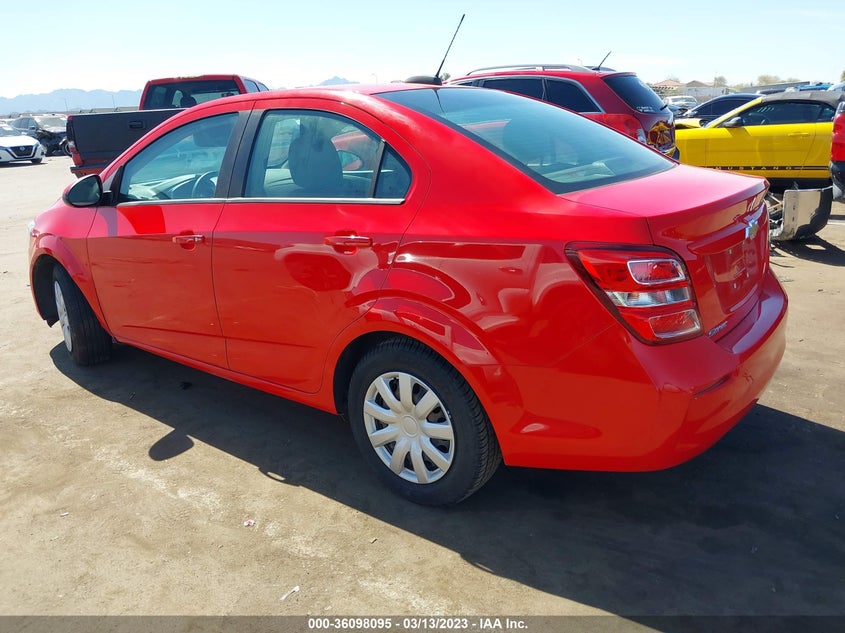 VIN 1G1JB5SH5H4111817 2017 CHEVROLET SONIC LS