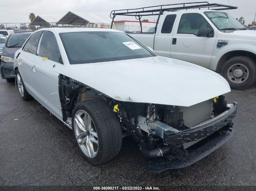 2021 AUDI A4 SEDAN S LINE PREMIUM PLUS - WAUEAAF48MN014091
