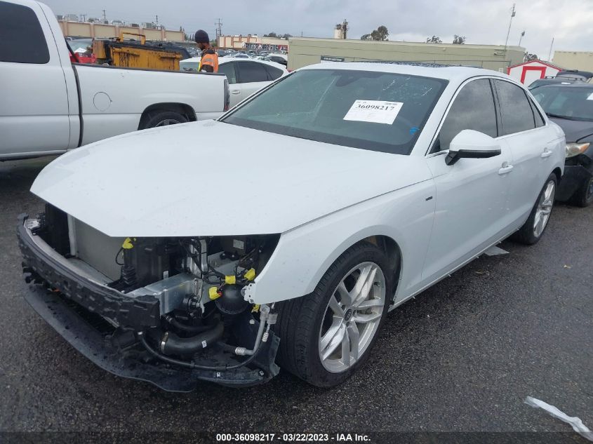 2021 AUDI A4 SEDAN S LINE PREMIUM PLUS - WAUEAAF48MN014091