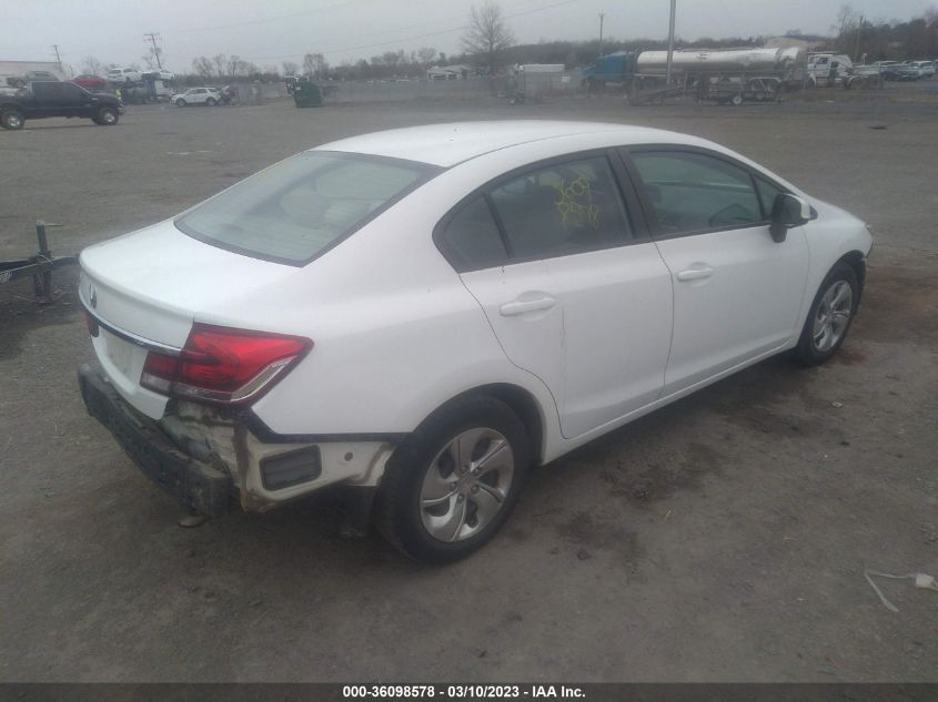 2013 HONDA CIVIC SDN LX - 2HGFB2F5XDH573980