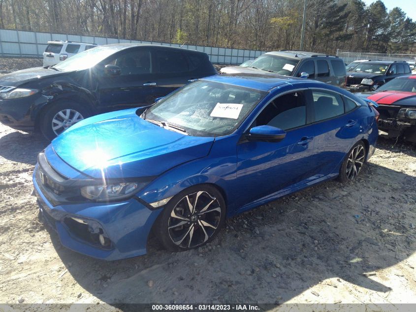 2018 HONDA CIVIC SI SEDAN 2HGFC1E51JH702676