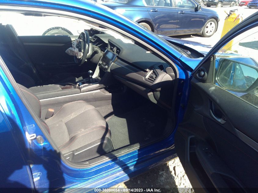 2018 HONDA CIVIC SI SEDAN 2HGFC1E51JH702676