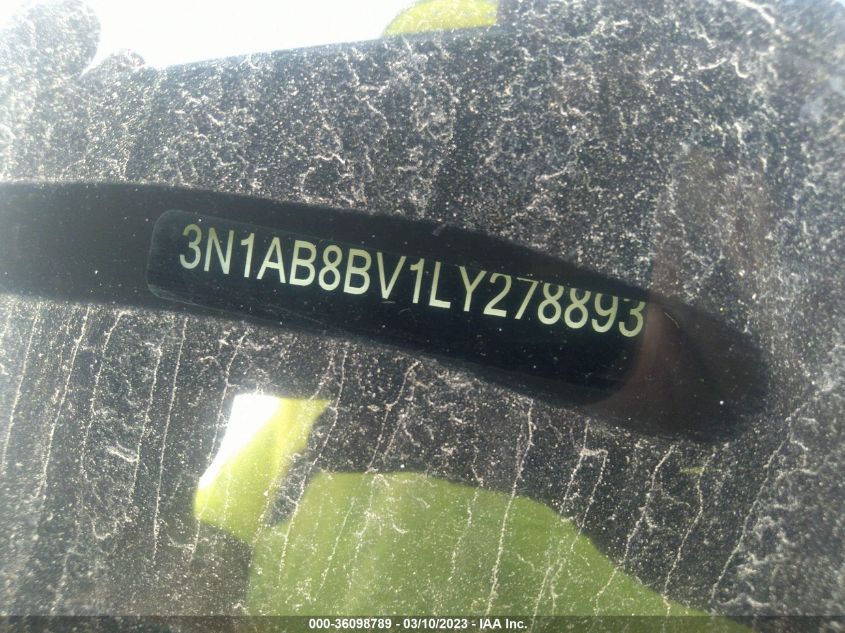 2020 NISSAN SENTRA S - 3N1AB8BV1LY278893