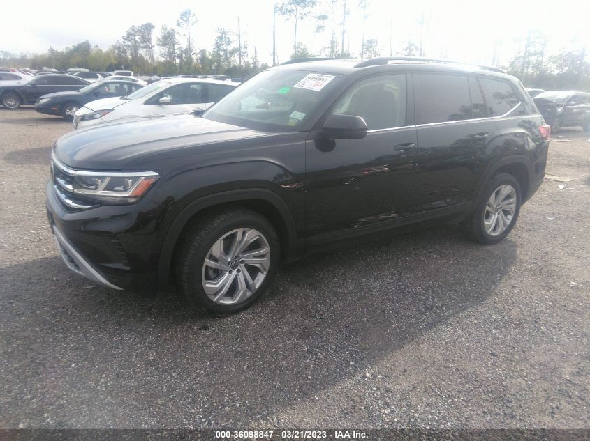 2021 VOLKSWAGEN ATLAS 3.6L V6 SE W/TECHNOLOGY - 1V2KR2CA2MC504051