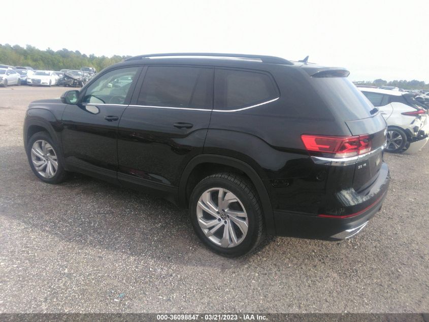 2021 VOLKSWAGEN ATLAS 3.6L V6 SE W/TECHNOLOGY - 1V2KR2CA2MC504051