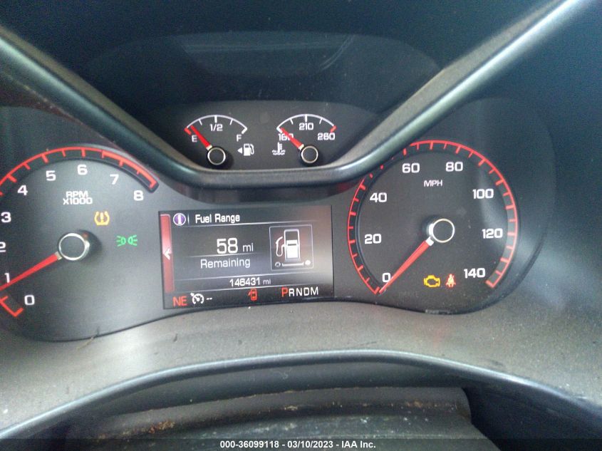 2015 GMC CANYON 4WD SLT - 1GTG6CE33F1200083