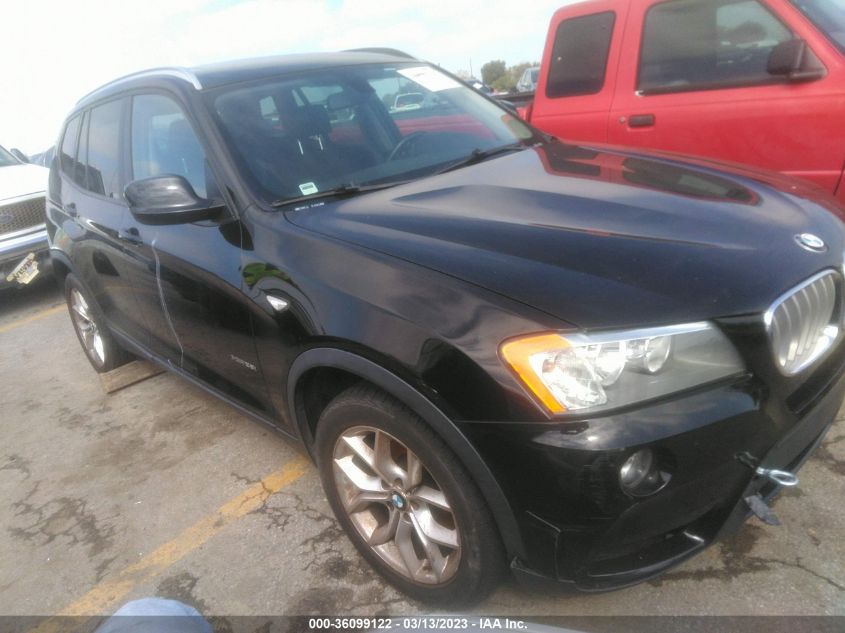 VIN 5UXWX9C5XD0A31457 2013 BMW X3 no.1