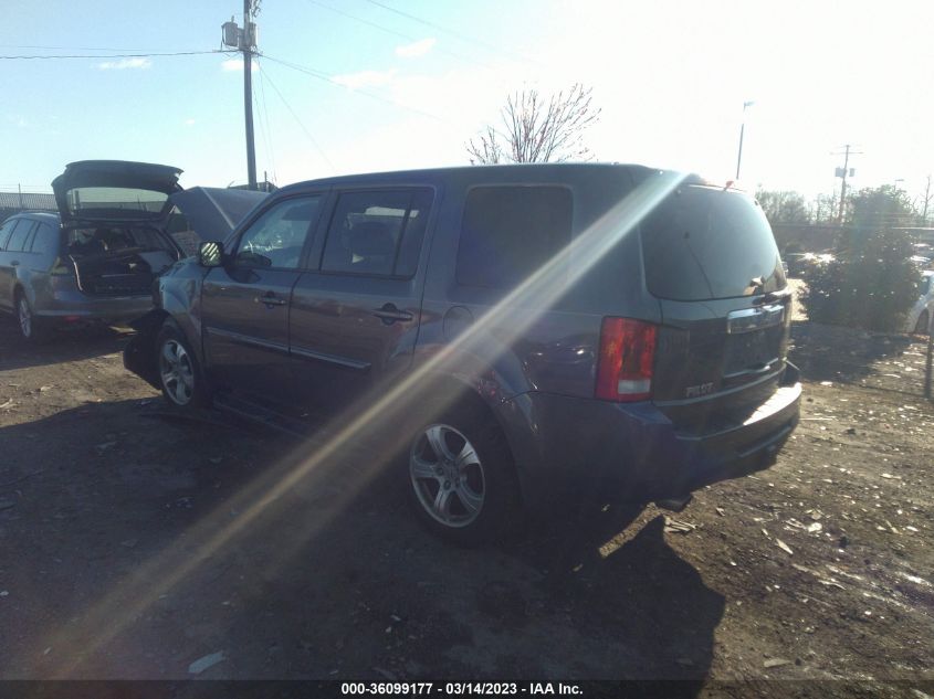 2014 HONDA PILOT EX-L - 5FNYF4H72EB038056