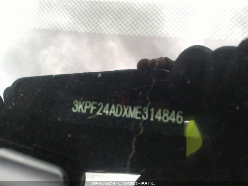 2021 KIA FORTE LXS - 3KPF24ADXME314846
