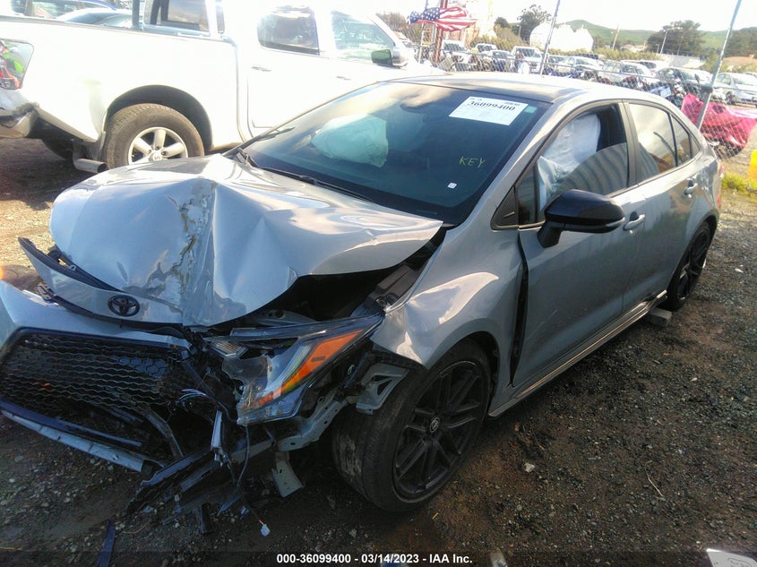 VIN 5YFS4MCE1MP093814 2021 TOYOTA COROLLA SE/NIGHTSHADE/APEX SE