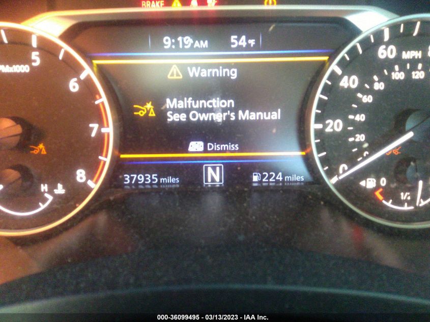 2022 NISSAN ALTIMA 2.5 SV - 1N4BL4DV4NN322377