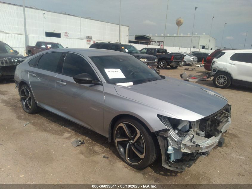 2021 HONDA ACCORD SEDAN SPORT - 1HGCV1F31MA102012