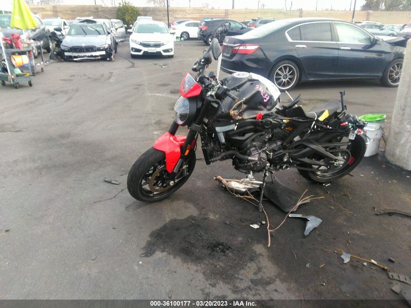 2022 DUCATI MONSTER ZDMMAMDT4NB006622