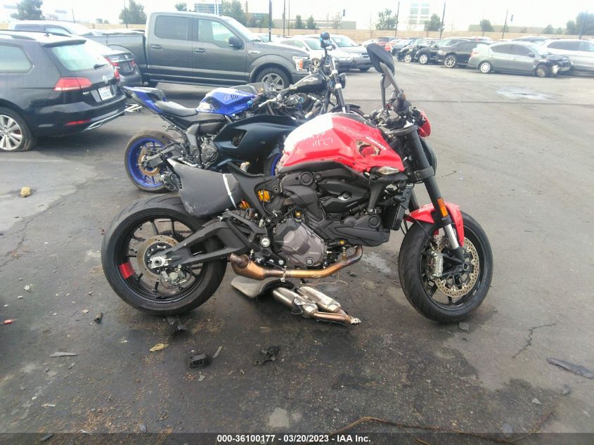 2022 DUCATI MONSTER ZDMMAMDT4NB006622