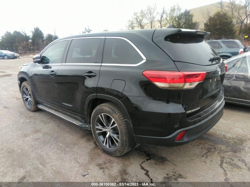 2018 TOYOTA HIGHLANDER LE - 5TDZZRFH9JS249345