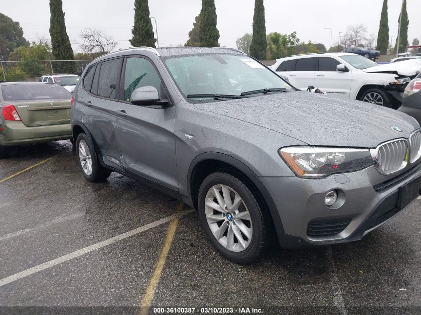 2015 BMW X3 XDRIVE28I - 5UXWX9C51F0D49499