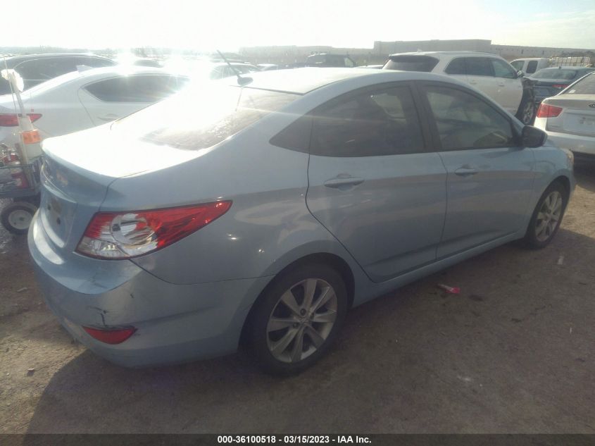 2014 HYUNDAI ACCENT GLS - KMHCU4AE8EU749658