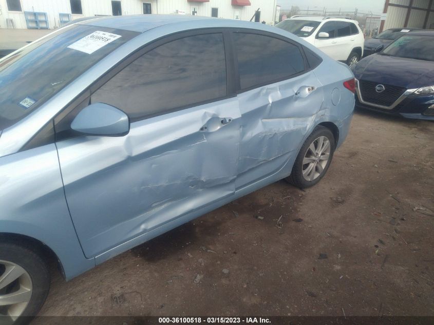 2014 HYUNDAI ACCENT GLS - KMHCU4AE8EU749658