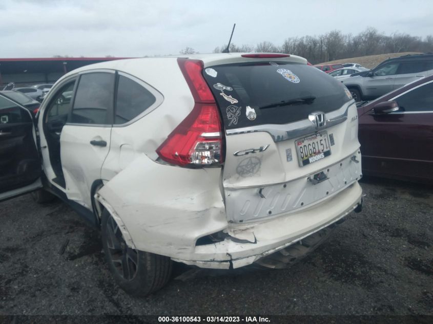 2016 HONDA CR-V SE - 5J6RM4H42GL109332
