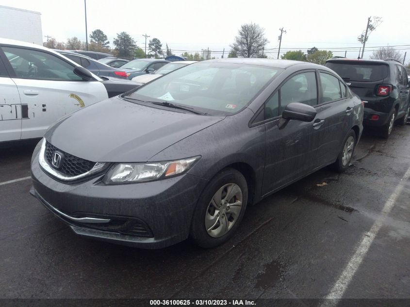 2014 HONDA CIVIC SEDAN LX - 19XFB2F57EE214128