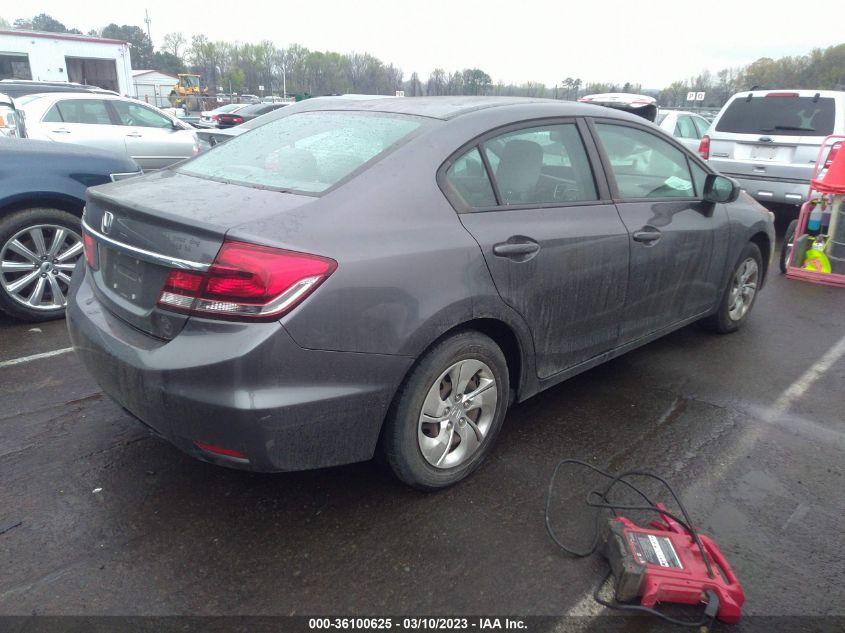 2014 HONDA CIVIC SEDAN LX - 19XFB2F57EE214128