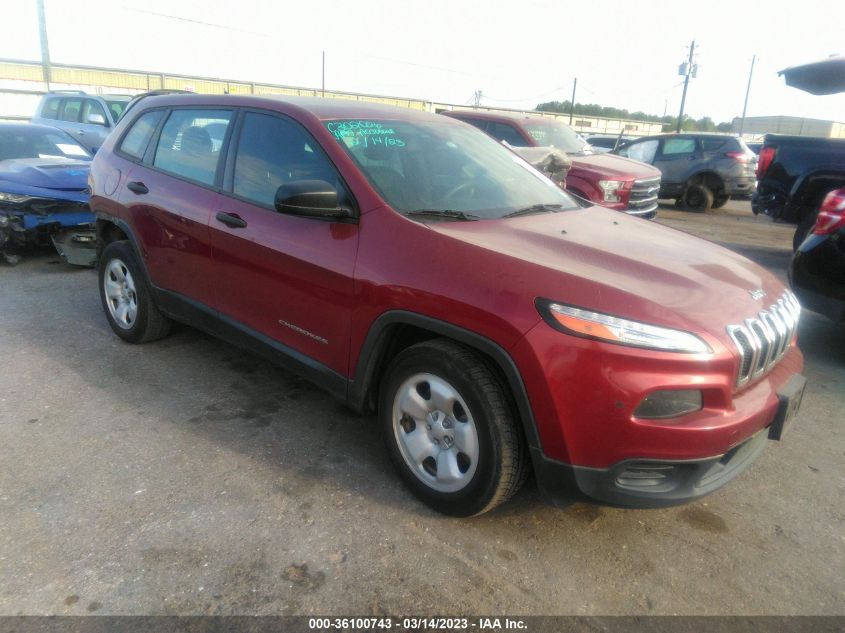 2015 JEEP CHEROKEE SPORT - 1C4PJLAB3FW546990