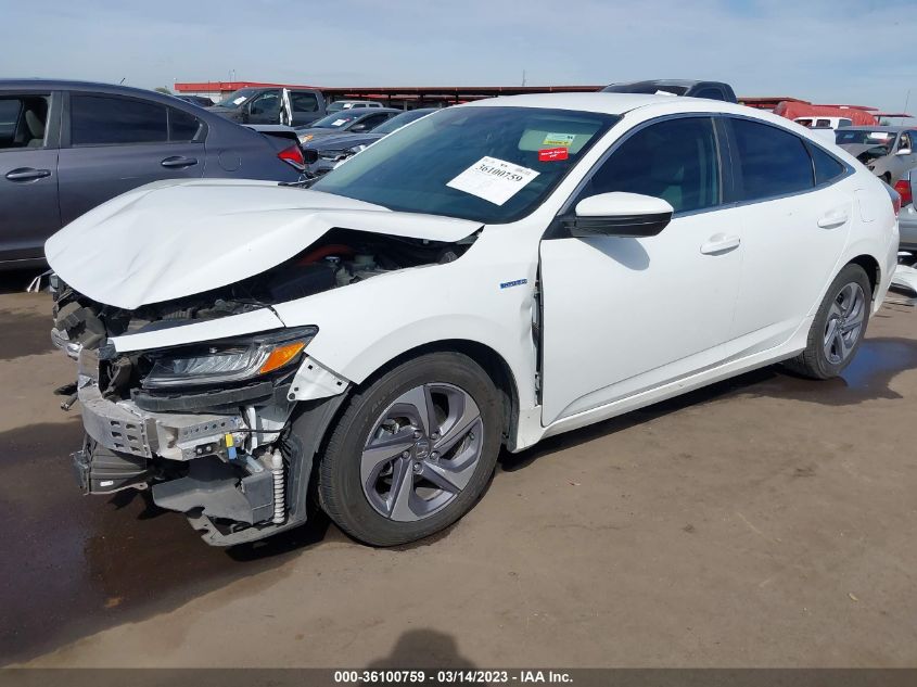 2020 HONDA INSIGHT EX 19XZE4F51LE001320