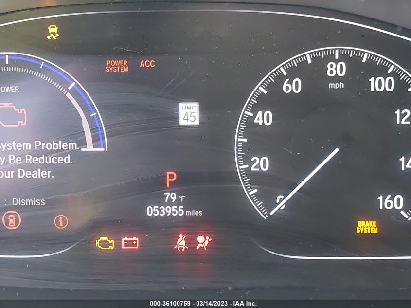 2020 HONDA INSIGHT EX 19XZE4F51LE001320