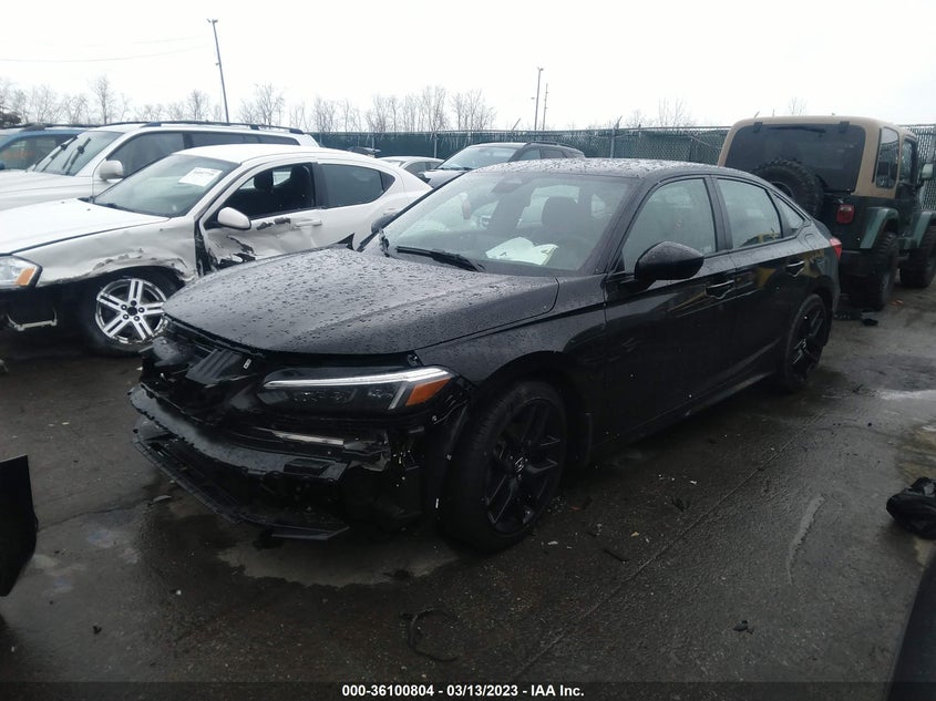 VIN 2HGFE2F54PH516833 2023 HONDA CIVIC SEDAN SPORT