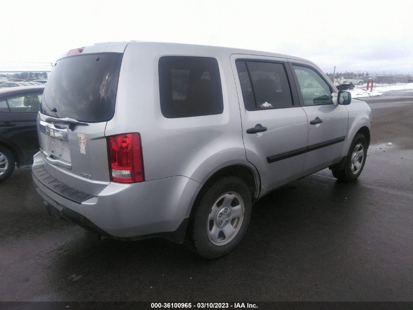 2015 HONDA PILOT LX - 5FNYF4H28FB067096