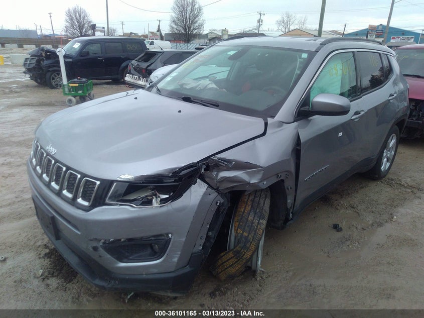 VIN 3C4NJCBB3LT108364 2020 JEEP COMPASS LATITUDE