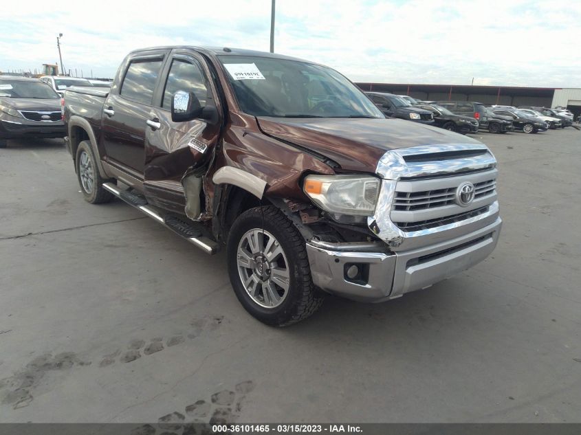 2014 TOYOTA TUNDRA 4WD TRUCK PLATINUM/1794 - 5TFAW5F12EX415772