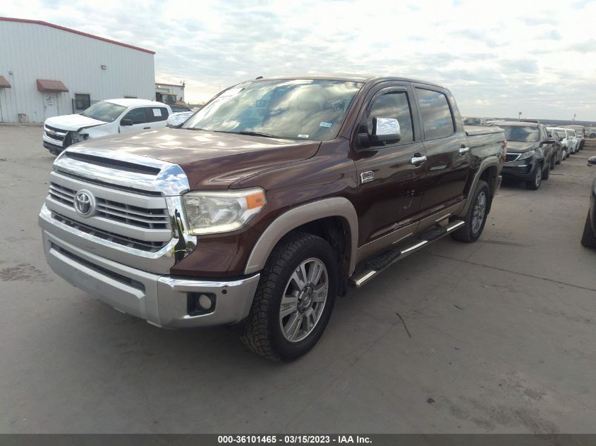 2014 TOYOTA TUNDRA 4WD TRUCK PLATINUM/1794 - 5TFAW5F12EX415772