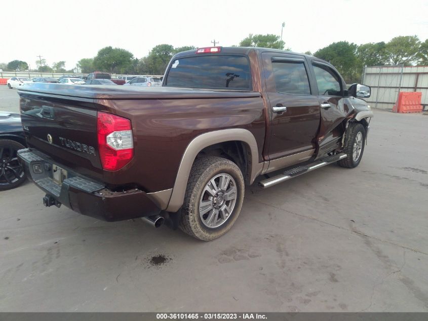 2014 TOYOTA TUNDRA 4WD TRUCK PLATINUM/1794 - 5TFAW5F12EX415772