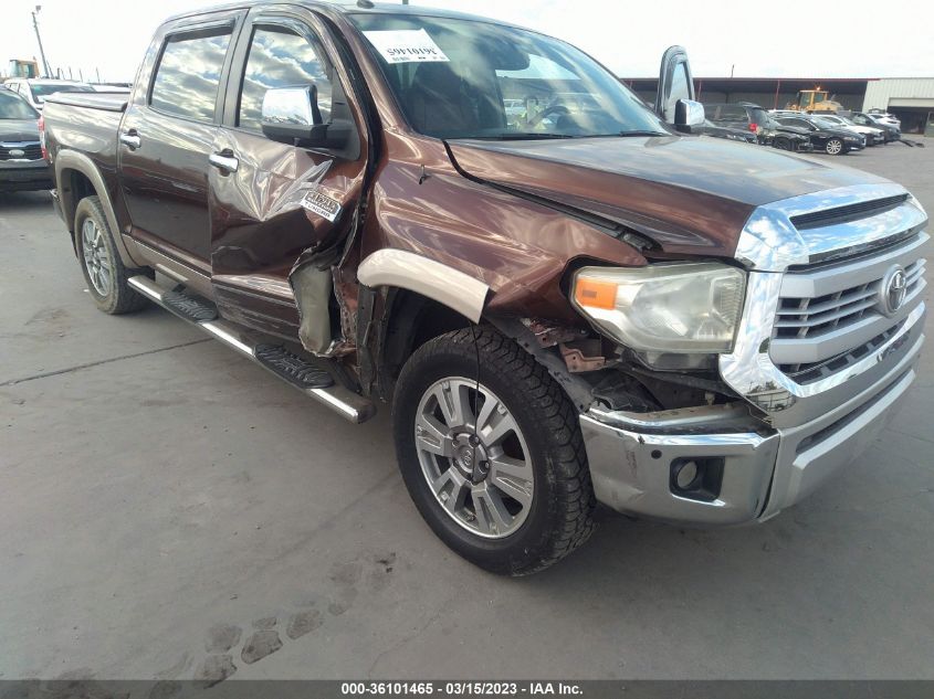 2014 TOYOTA TUNDRA 4WD TRUCK PLATINUM/1794 - 5TFAW5F12EX415772