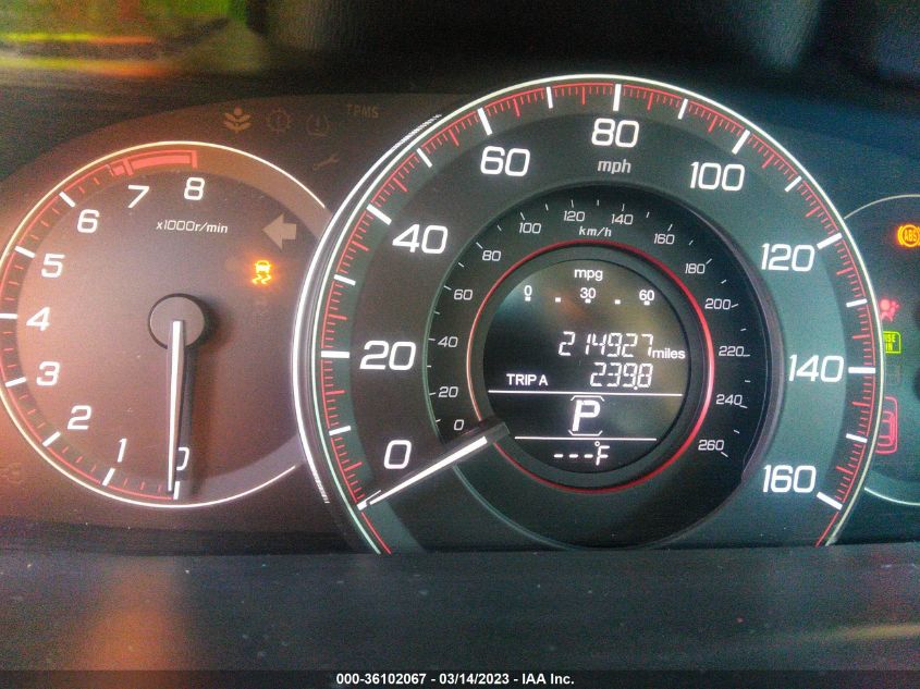 2015 HONDA ACCORD SEDAN SPORT - 1HGCR2F5XFA191576