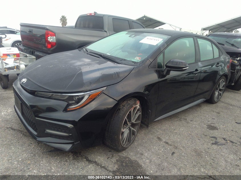 VIN 5YFS4MCE0MP064563 2021 TOYOTA COROLLA SE/NIGHTSHADE/APEX SE