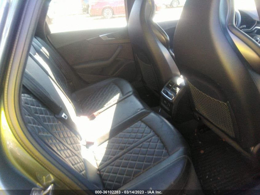 2019 AUDI S4 PREMIUM PLUS WAUB4AF43KA013896