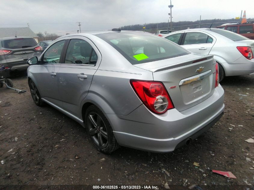 2015 CHEVROLET SONIC RS - 1G1JG5SB2F4138743