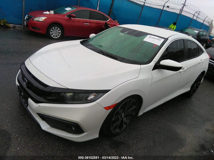 VIN 2HGFC2F82MH521511 2021 HONDA CIVIC SEDAN SPORT