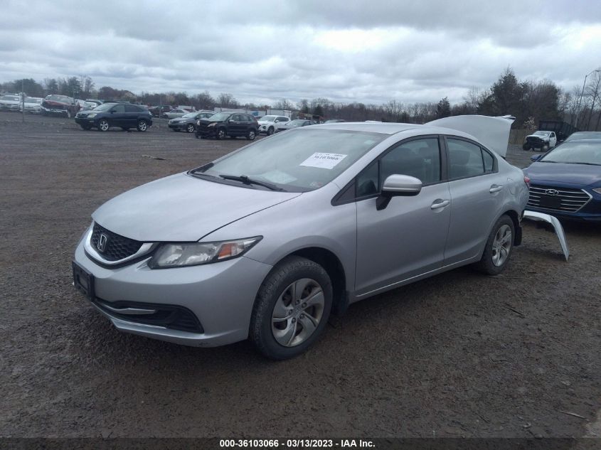 2014 HONDA CIVIC SEDAN LX - 19XFB2F52EE262829