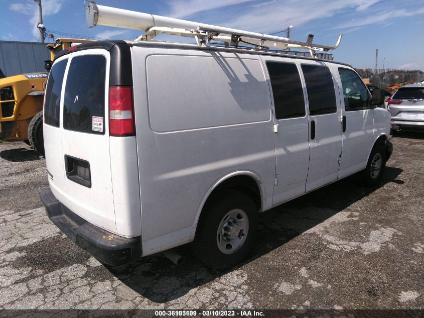 2015 CHEVROLET EXPRESS CARGO VAN - 1GCWGFCF8F1277037
