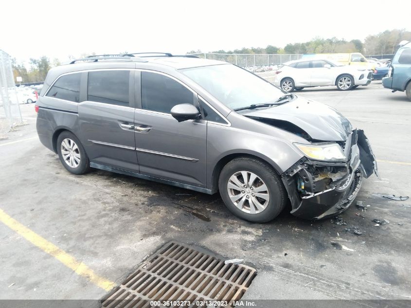 2014 HONDA ODYSSEY EX-L - 5FNRL5H60EB127571