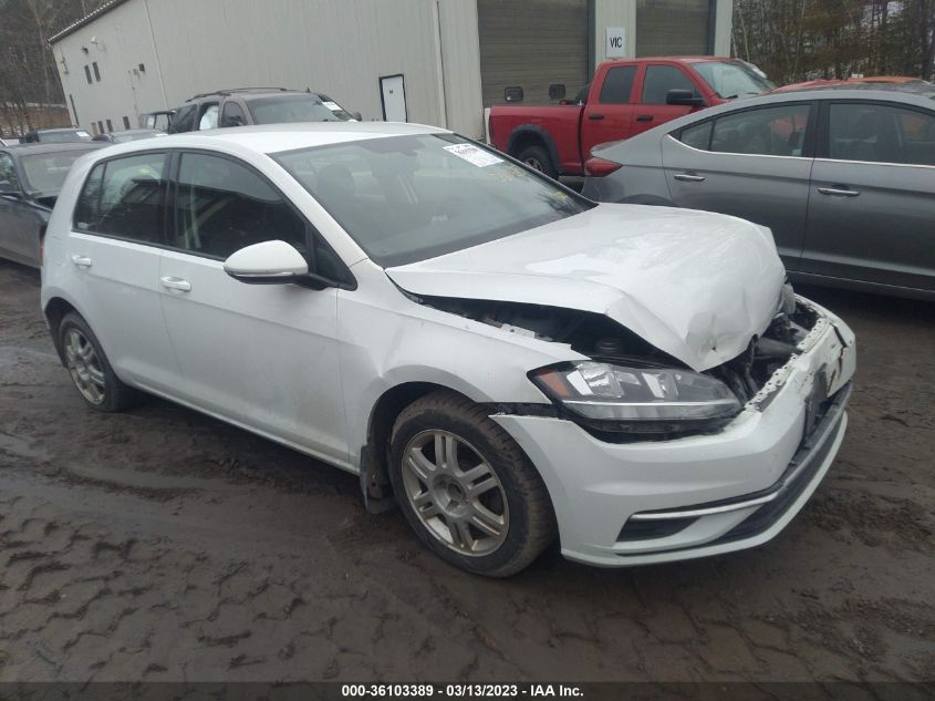 2019 VOLKSWAGEN GOLF S/SE - 3VWG57AU1KM037811